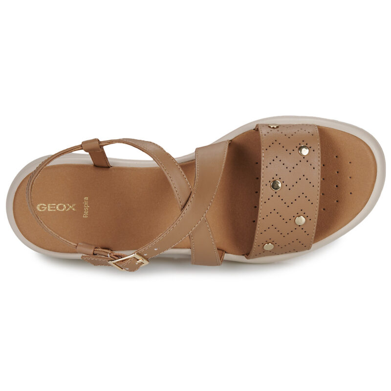 Geox D MELICONIA Beige Sandali con tacco Donna - 6