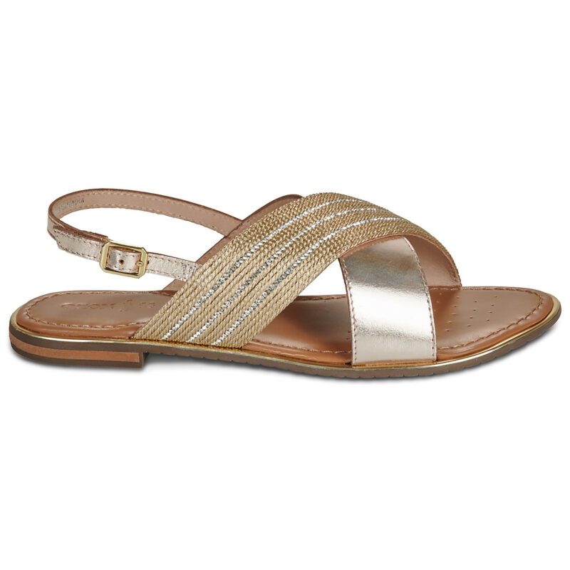 Geox D SOZY PLUS Oro Sandali bassi Donna - 2