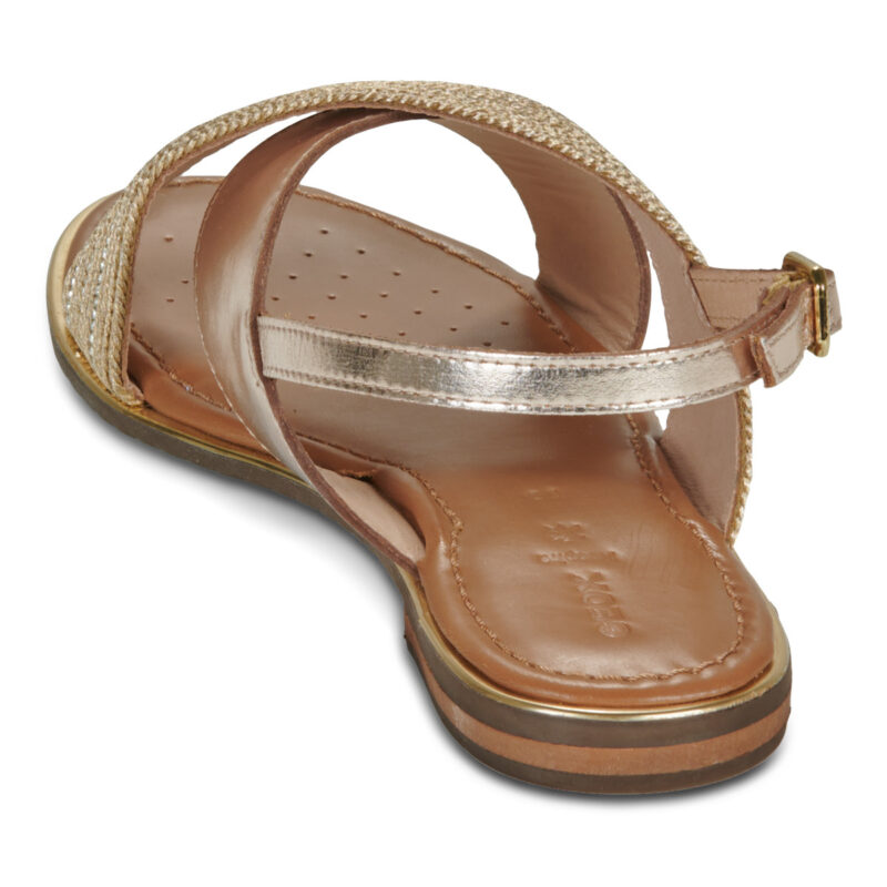 Geox D SOZY PLUS Oro Sandali bassi Donna - 5