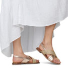 Geox D SOZY PLUS Oro Sandali bassi Donna - 8