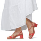 Geox NEW ERAKLIA Arancio Sandali con tacco Donna - 8