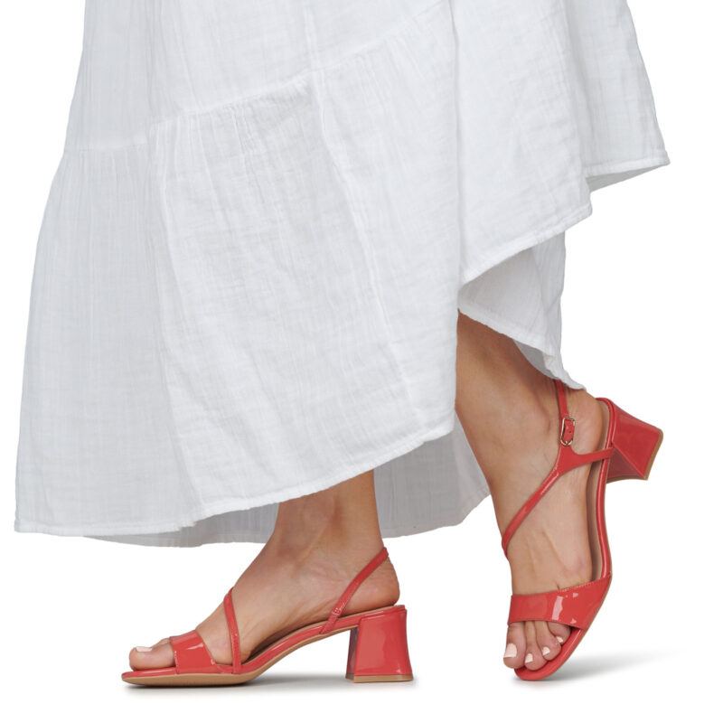 Geox NEW ERAKLIA Arancio Sandali con tacco Donna - 8