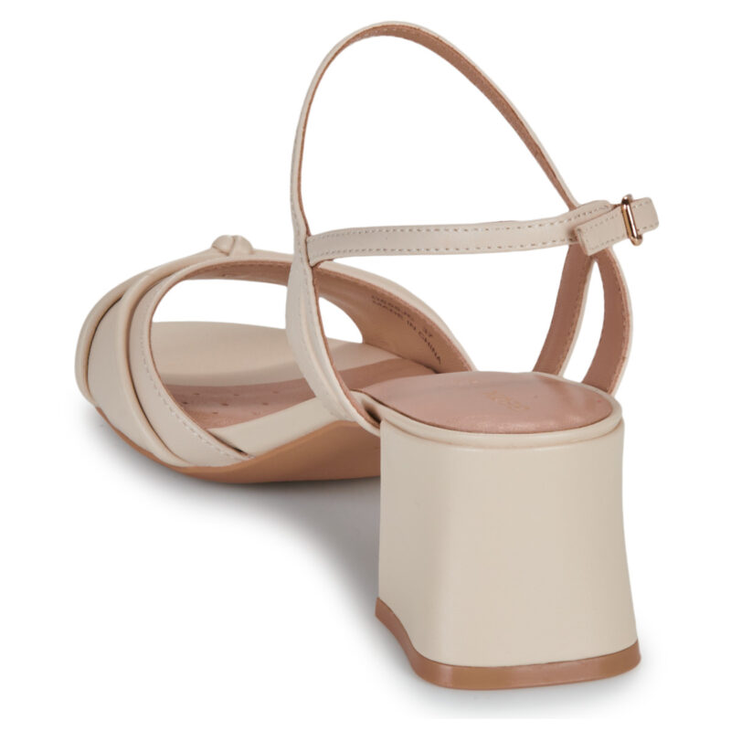 Geox NEW ERAKLIA Bianco Sandali con tacco Donna - 5