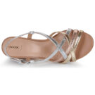 Geox NEW ERAKLIA Plata Sandalias con tac&oacute;n Mujer - 6
