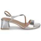 Geox NEW ERAKLIA Argento Sandali con tacco Donna - 2