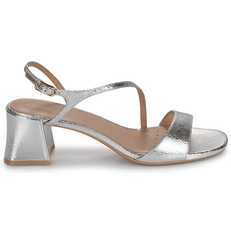 Geox NEW ERAKLIA Argento Sandali con tacco Donna - 2