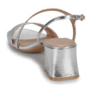 Geox NEW ERAKLIA Argento Sandali con tacco Donna - 5