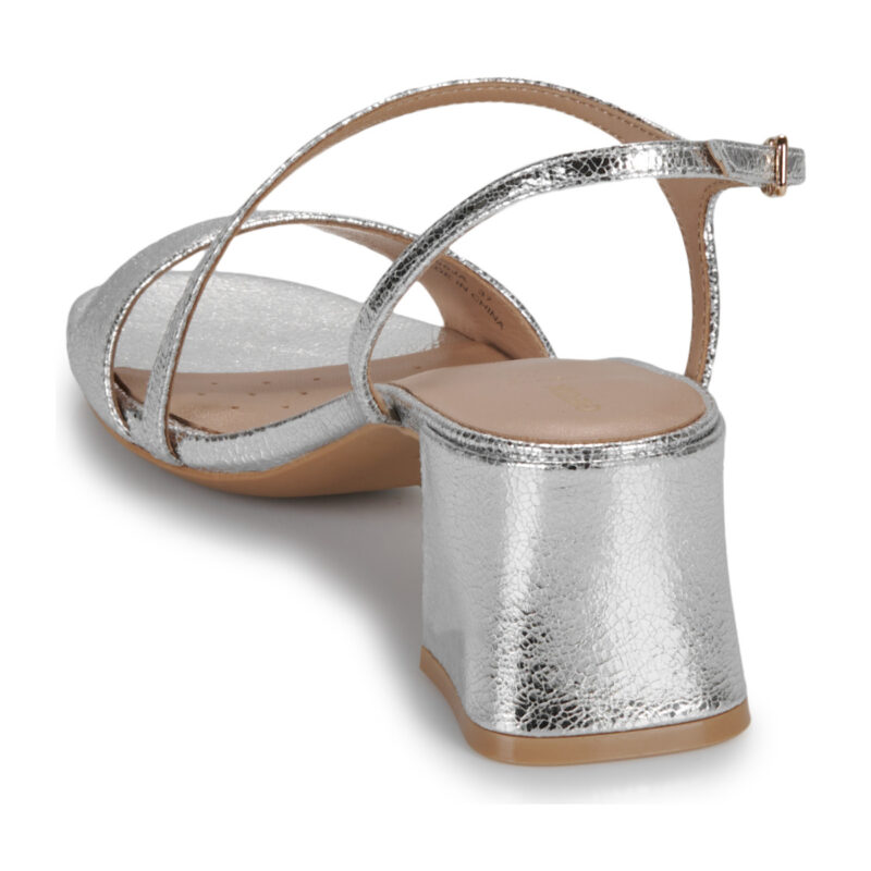 Geox NEW ERAKLIA Argento Sandali con tacco Donna - 5