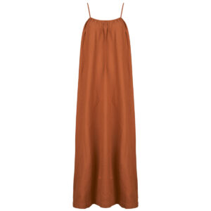 Abito   Vila  VIPRISILLA SINGLET LONG DRESS  Marrone -   Abiti Lunghi Donna