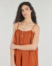 Abito Vila VIPRISILLA SINGLET LONG DRESS Marrone Abiti Lunghi Donna - 5