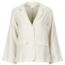 Giacca Vila VIPRISILLA 7/8 LOOSE BLAZER Beige Giacche Donna - 1