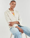 Giacca Vila VIPRISILLA 7/8 LOOSE BLAZER Beige Giacche Donna - 5