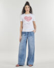 Jeans larghi Vero Moda VMALLISON MR WIDE JEANS Blu Jeans larghi Donna - 2