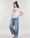 Jeans larghi Vero Moda VMALLISON MR WIDE JEANS Blu Jeans larghi Donna - 3