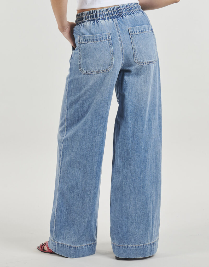 Jeans larghi Vero Moda VMALLISON MR WIDE JEANS Blu Jeans larghi Donna - 4