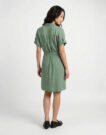 Abito corto Vero Moda VMBUMPY SS SHORT Verde Abiti corti Donna - 4