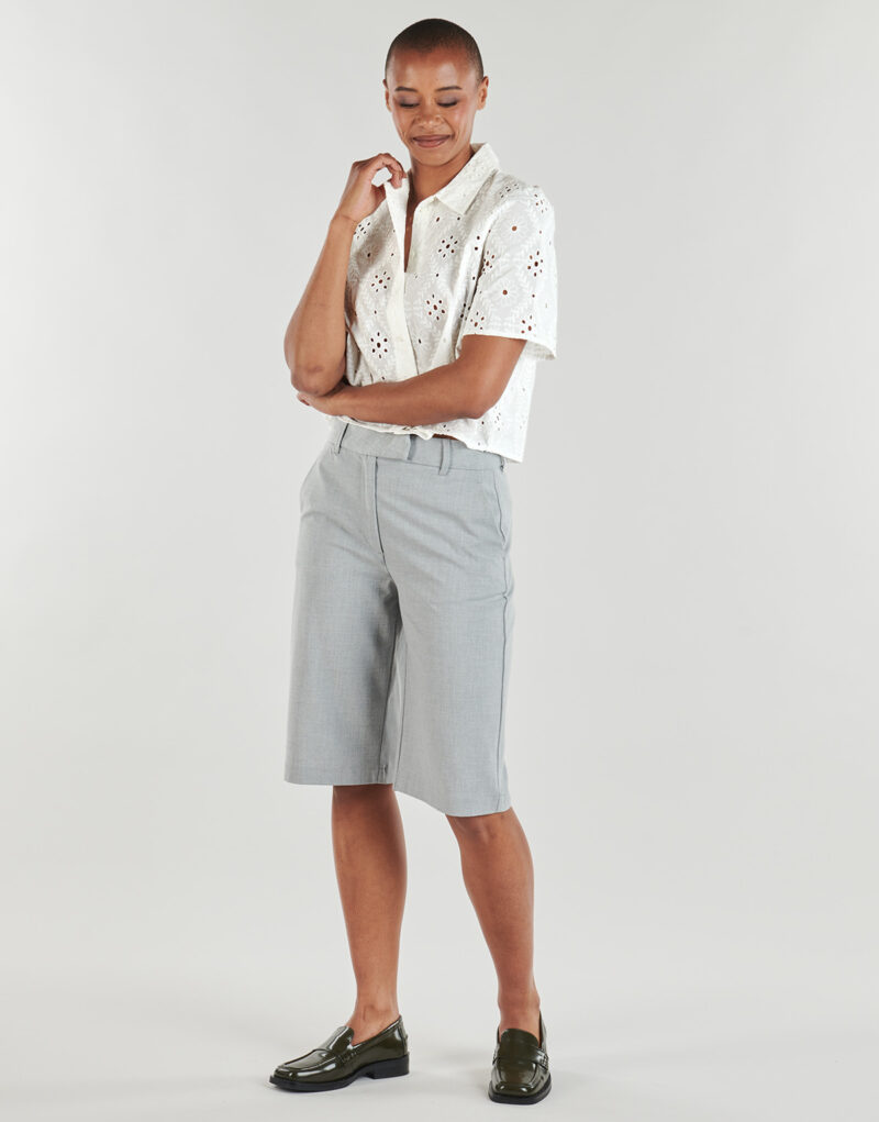 Camicetta Vero Moda VMELIZA SHORT 2/4 SLEEVE SHIRT Bianco Camicette Donna - 3