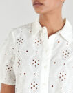Camicetta Vero Moda VMELIZA SHORT 2/4 SLEEVE SHIRT Bianco Camicette Donna - 5