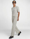 Pantaloni morbidi / Pantaloni alla zuava Vero Moda VMOHIA HW PANT Beige Pantaloni morbidi / Pantaloni alla zuava Donna - 3