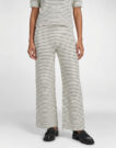Pantaloni morbidi / Pantaloni alla zuava Vero Moda VMOHIA HW PANT Beige Pantaloni morbidi / Pantaloni alla zuava Donna - 5
