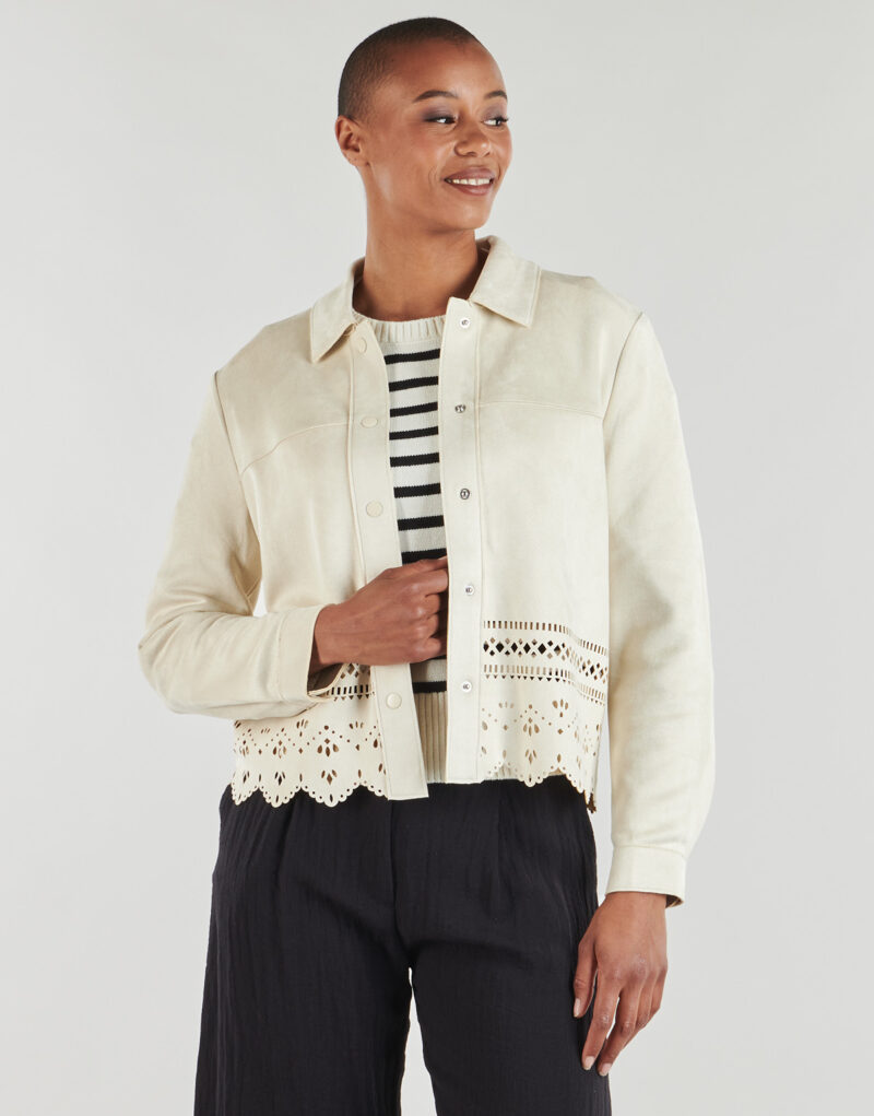 Giubbotto Vero Moda VMJOSELINA SHORT JACKET Beige Giubbotti Donna - 2