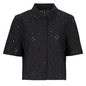 Camicetta Vero Moda VMELIZA SHORT 2/4 SLEEVE SHIRT Nero Camicette Donna