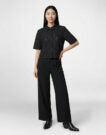Camicetta Vero Moda VMELIZA SHORT 2/4 SLEEVE SHIRT Nero Camicette Donna - 3