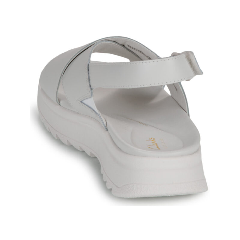 Clarks DashLite Wish Bianco Sandali bassi Donna - 5
