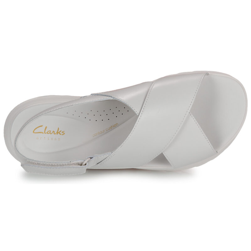 Clarks DashLite Wish Bianco Sandali bassi Donna - 6