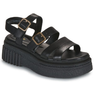 Clarks Evamar Strap Nero Sandali bassi Donna