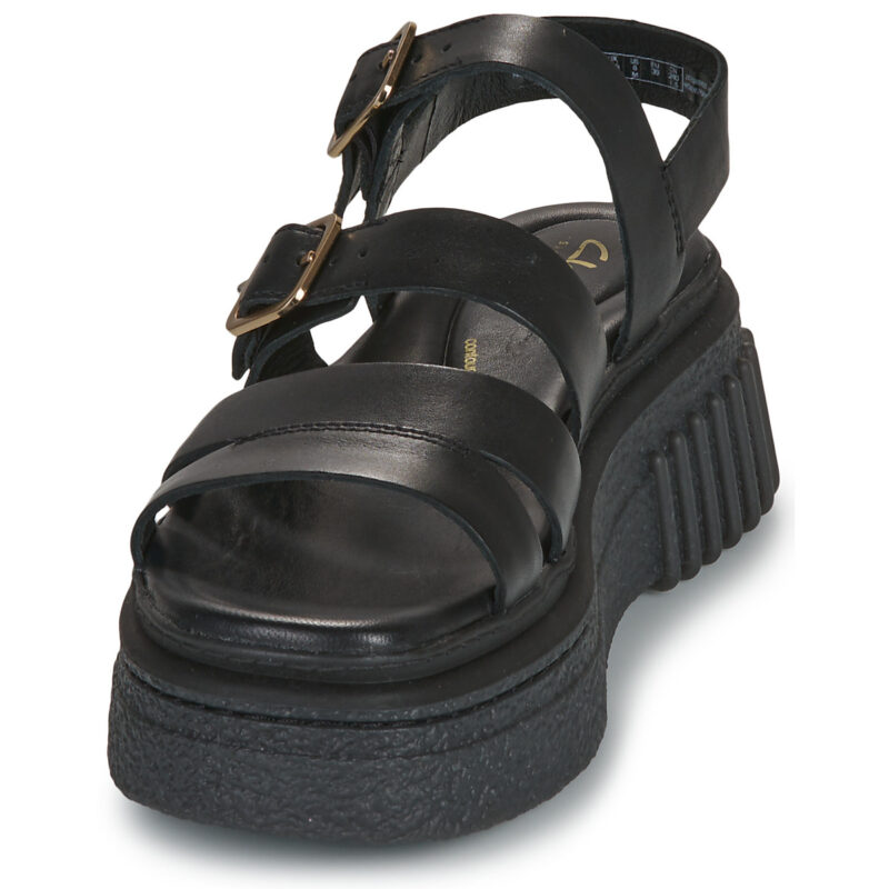 Clarks Evamar Strap Nero Sandali bassi Donna - 3