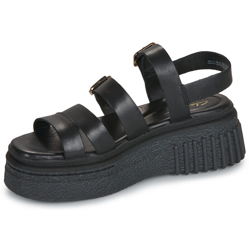 Clarks Evamar Strap Nero Sandali bassi Donna - 4
