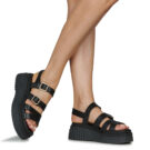 Clarks Evamar Strap Nero Sandali bassi Donna - 8