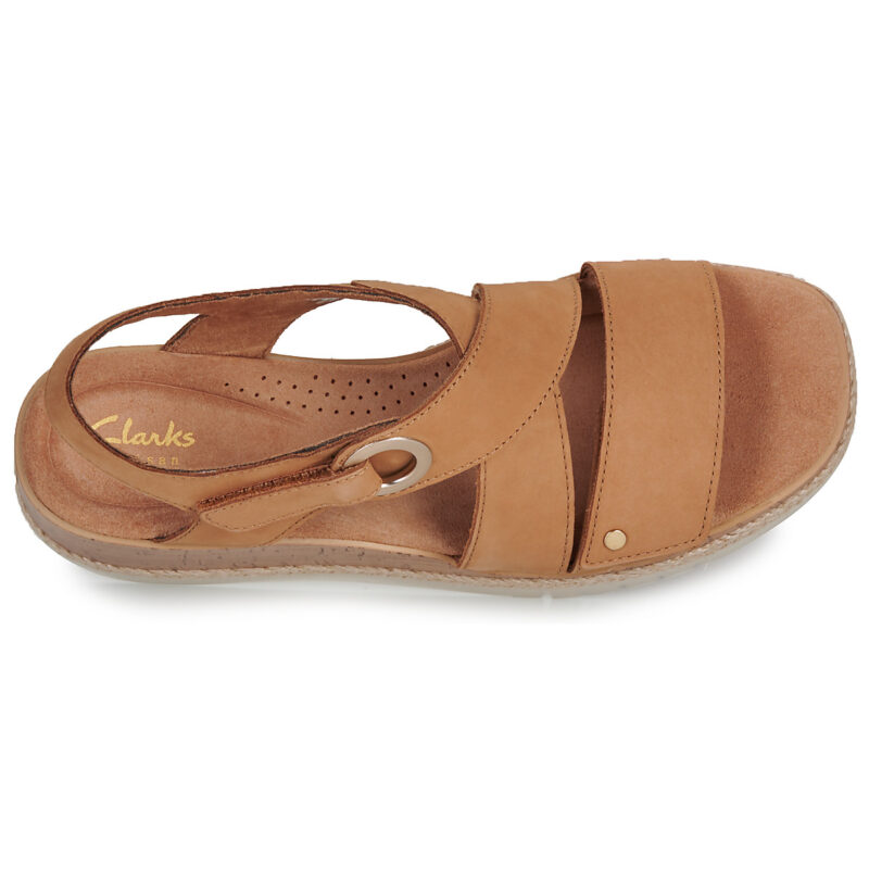 Clarks Kidiki Sun Marrone Sandali con zeppa Donna - 6