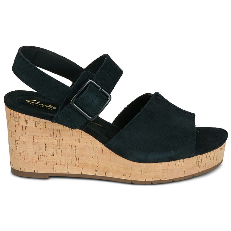 Clarks Sabina Dream Nero Sandali con zeppa Donna - 2