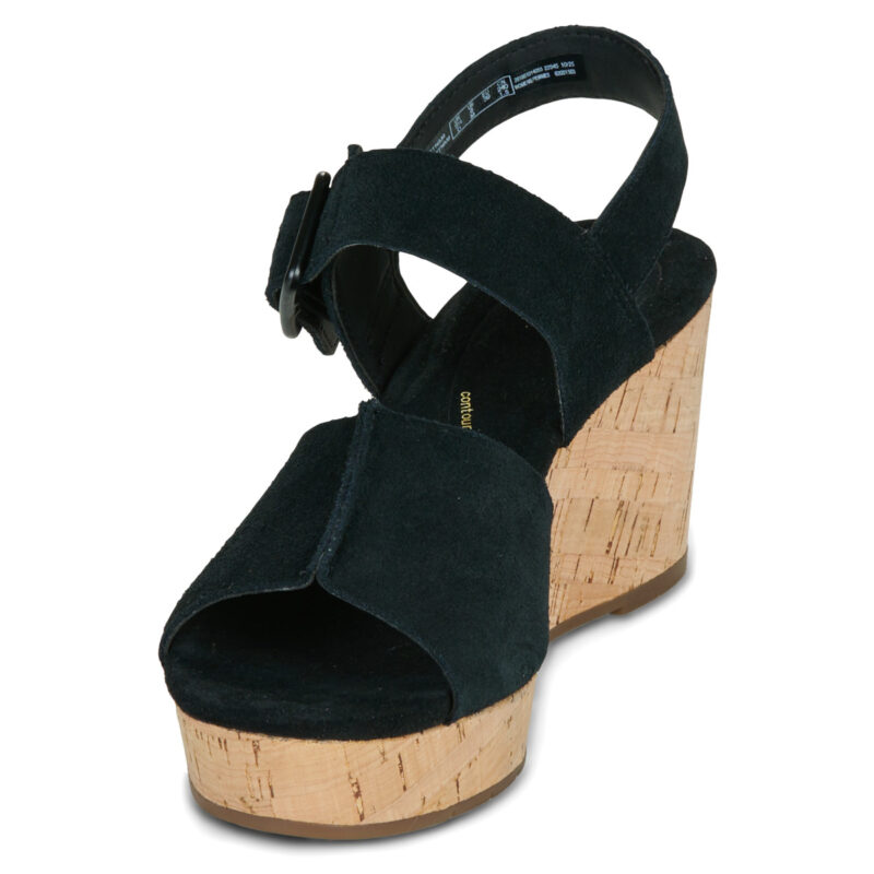 Clarks Sabina Dream Nero Sandali con zeppa Donna - 3