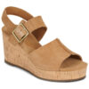 Clarks Sabina Dream Marrone Sandali con zeppa Donna
