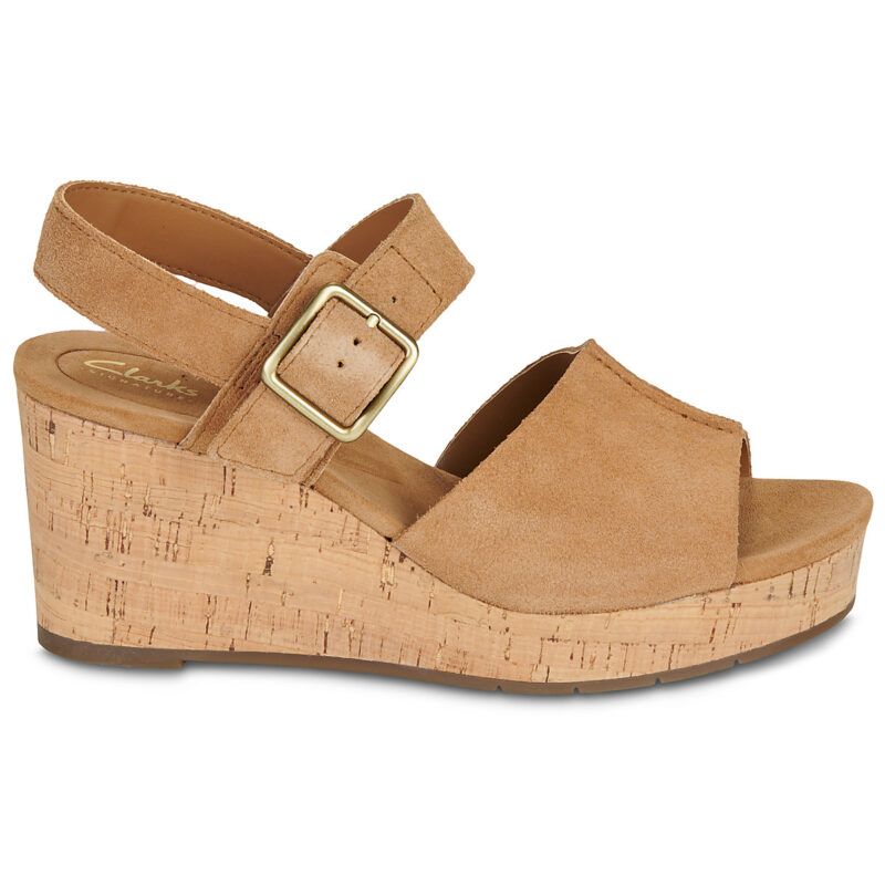 Clarks Sabina Dream Marrone Sandali con zeppa Donna - 2