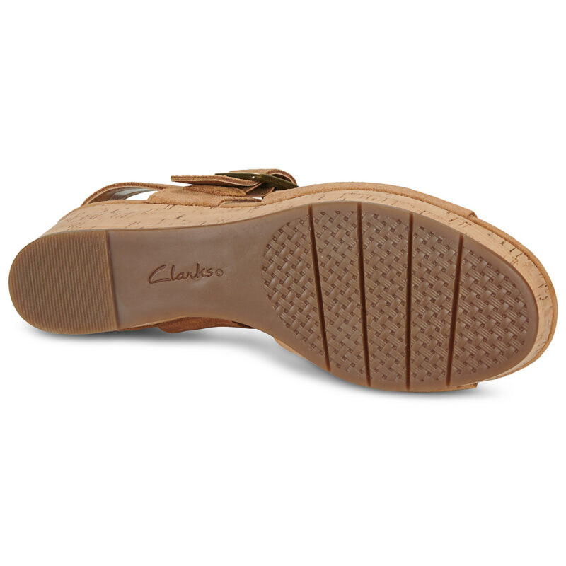 Clarks Sabina Dream Marrone Sandali con zeppa Donna - 7
