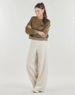 Felpe Armani Exchange XW002072 Marrone Felpe Donna - 3
