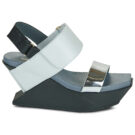 United nude DELTA WEDGE SANDAL Blu Sandali con tacco Donna - 2
