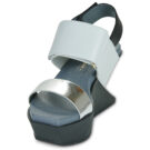 United nude DELTA WEDGE SANDAL Blu Sandali con tacco Donna - 3