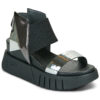 United nude DELTA 3D SANDAL Nero Sandali con zeppa Donna