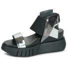 United nude DELTA 3D SANDAL Nero Sandali con zeppa Donna - 4