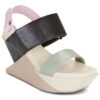 United nude DELTA WEDGE SANDAL Marrone Sandali con zeppa Donna