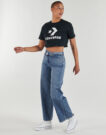 Jeans Flare Only ONLHOPE MW WIDEUNEVEN CLOSURE Blu Jeans Flare Donna - 3