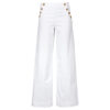 Jeans Flare Only ONLMADISON HW BUTTON WIDE Bianco Jeans Flare Donna