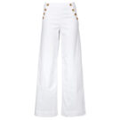 Jeans Flare Only ONLMADISON HW BUTTON WIDE Bianco Jeans Flare Donna - 1