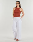 Jeans Flare Only ONLMADISON HW BUTTON WIDE Bianco Jeans Flare Donna - 2