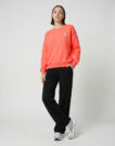 Felpa Only ONLMINNA O NECK Arancio Felpe Donna - 2